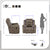 Alonzo Polished Microfiber Rocker Manual Reclining Chair