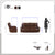 Ashton Breathable Faux Leather Manual Double Reclining Sofa