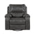 Ashton Breathable Faux Leather Swivel Glider Reclining Chair