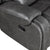 Ashton Breathable Faux Leather Manual Double Glider Reclining Loveseat