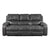 Ashton Breathable Faux Leather Manual Double Reclining Sofa