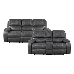 Ashton 2-Piece Manual Reclining Living Room Set