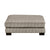 Braidy Corduroy Upholstered Ottoman