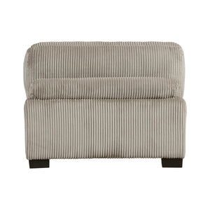 Braidy Corduroy Armless Chair