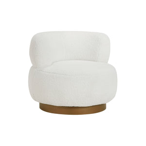 Selsey Sherpa Fabric Swivel Chair