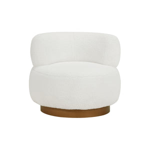 Selsey Sherpa Fabric Swivel Chair