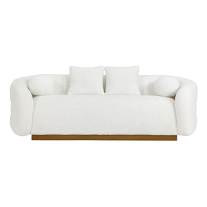 Selsey 3-Piece Sherpa Fabric Living Room Sofa Set