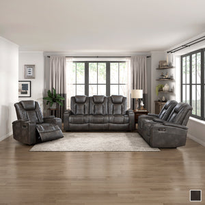 Rockford 3-Piece Power Reclining Living Room Sofa Set