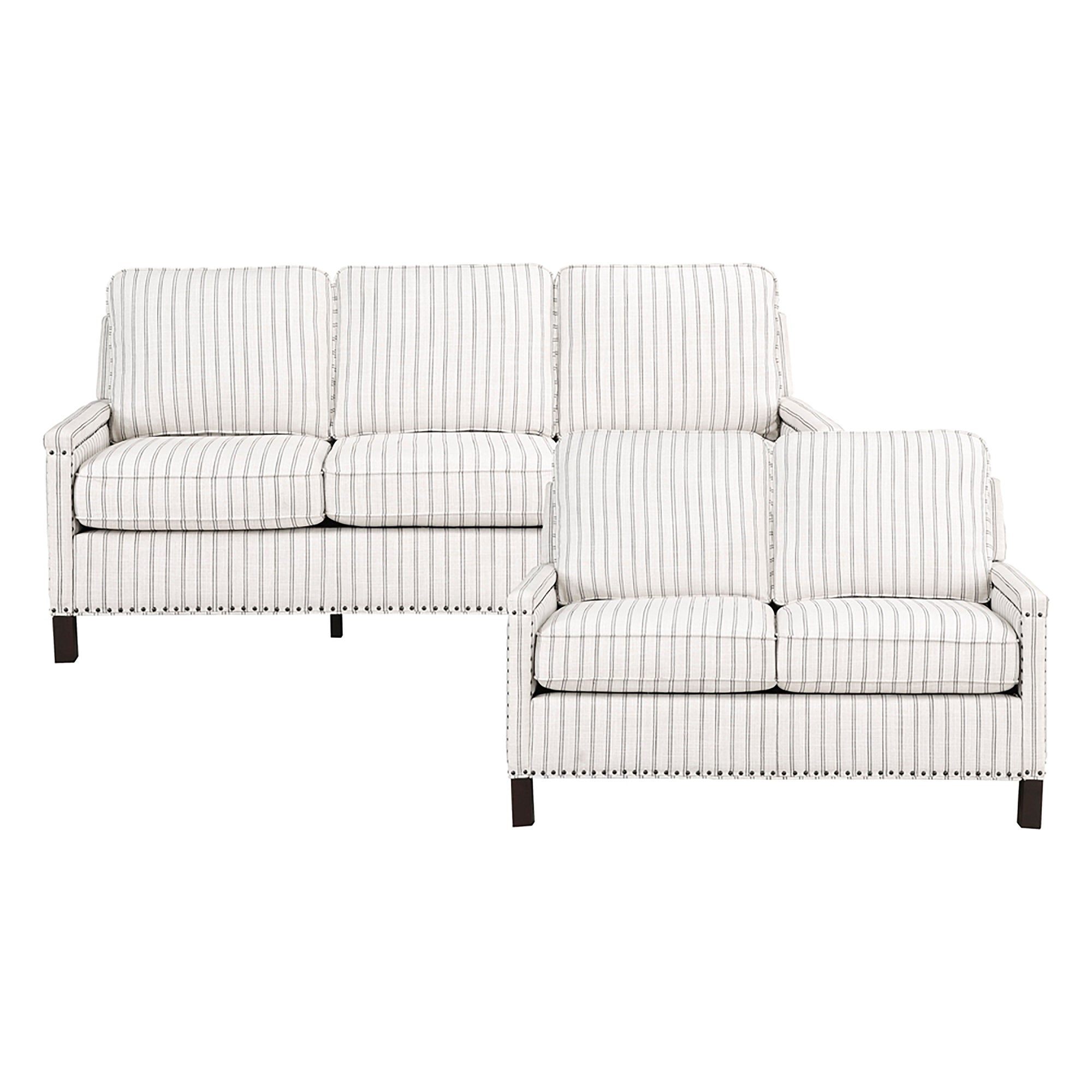 Ferron 2-Piece Fabric Living Room Sofa Set