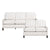 Ferron 2-Piece Fabric Living Room Sofa Set