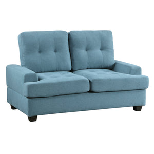 Darwan Fabric Upholstered Living Room Loveseat