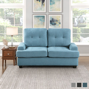 Darwan Fabric Upholstered Living Room Loveseat