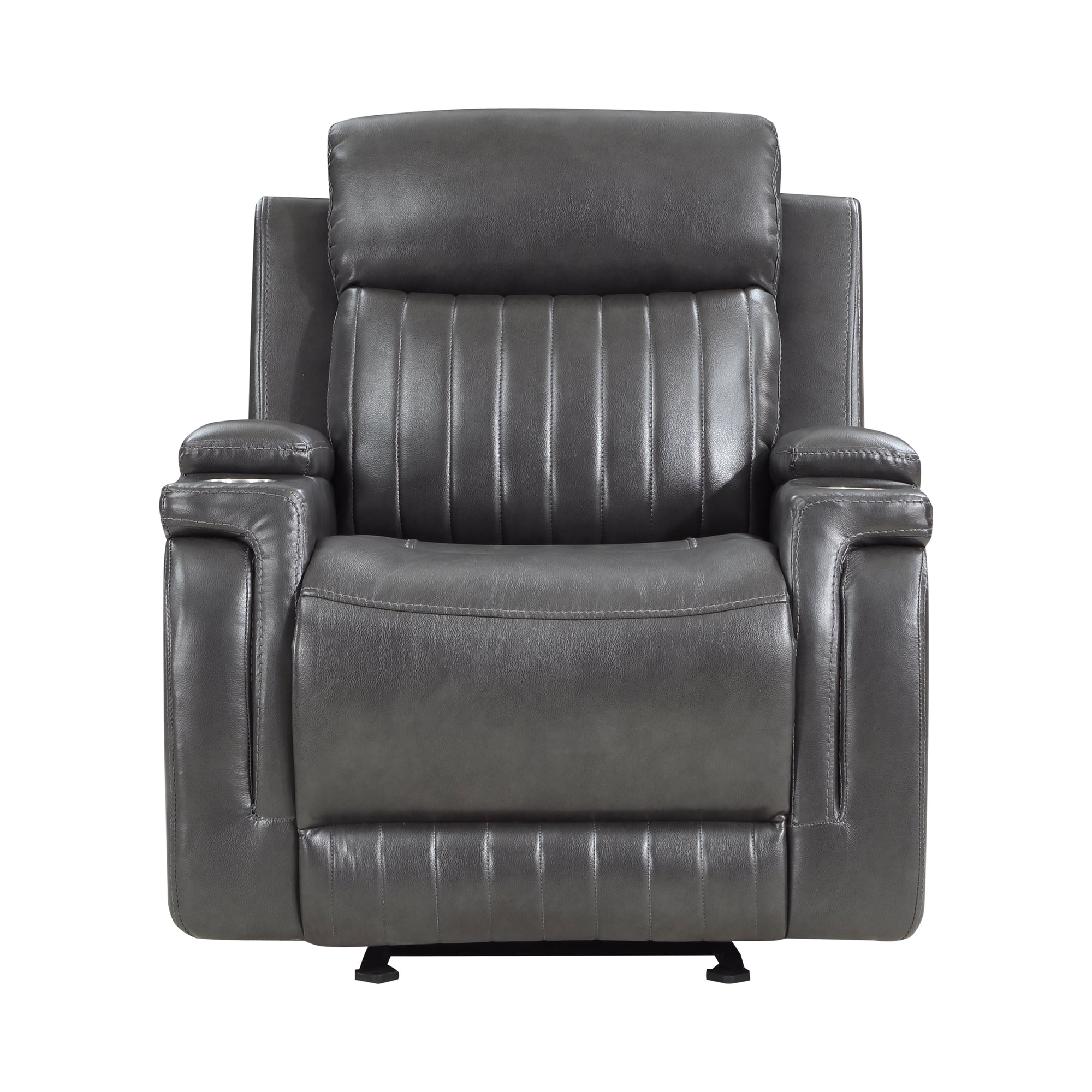 Nemesia Faux Leather Manual Glider Reclining Chair