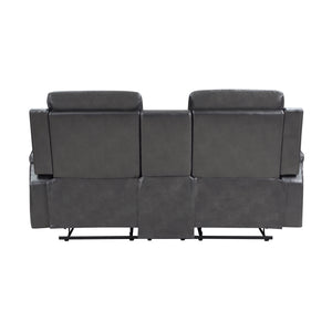 Nemesia 2-Piece Faux Leather Manual Reclining Sofa Set