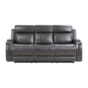 Nemesia 3-Piece Faux Leather Manual Reclining Sofa Set