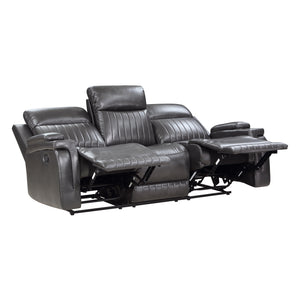 Nemesia 2-Piece Faux Leather Manual Reclining Sofa Set