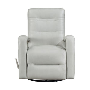 Hyacinth Faux Leather Swivel Glider Reclining Chair