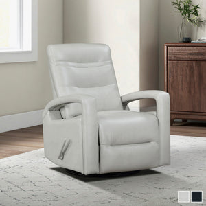 Hyacinth Faux Leather Swivel Glider Reclining Chair