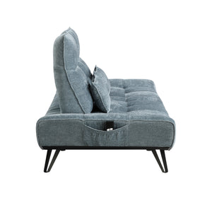 Gandra Chenille Sofa with Power Adjustable Seat Depth