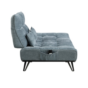 Gandra Chenille Sofa with Power Adjustable Seat Depth