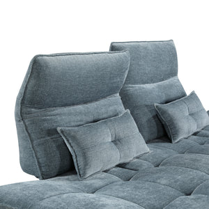 Gandra Chenille Sofa with Power Adjustable Seat Depth