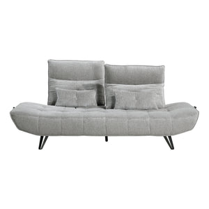 Gandra Chenille Sofa with Power Adjustable Seat Depth