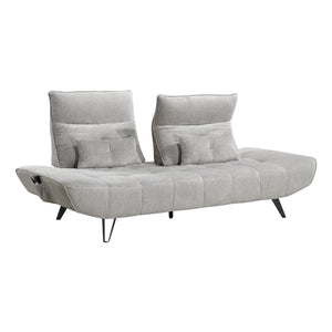 Gandra Chenille Sofa with Power Adjustable Seat Depth