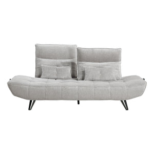 Gandra Chenille Sofa with Power Adjustable Seat Depth