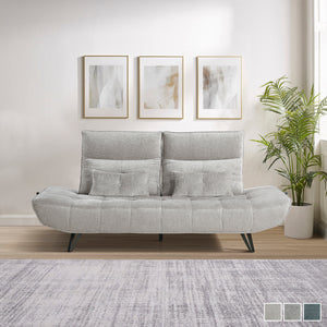 Gandra Chenille Sofa with Power Adjustable Seat Depth