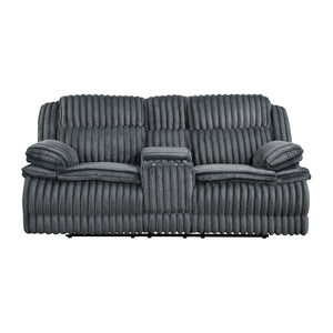 Medora 2-Piece Corduroy Fabric Manual Reclining Sofa Set