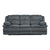 Medora Corduroy Manual Double Reclining Sofa with Console