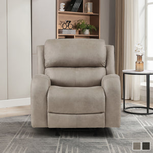 Mabel Polished Microfiber Rocker Reclining Chair