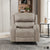 Mabel Polished Microfiber Rocker Reclining Chair