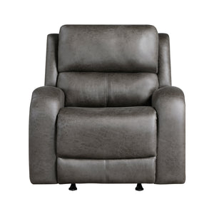 Mabel 3-Piece Polished Microfiber Manual Reclining Sofa Set