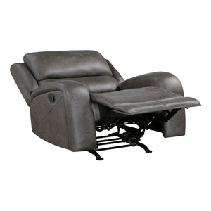 Mabel Polished Microfiber Rocker Reclining Chair