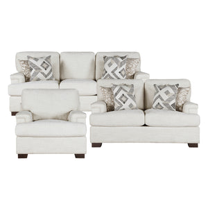 Osiria 3-Piece Chenille Living Room Sofa Set