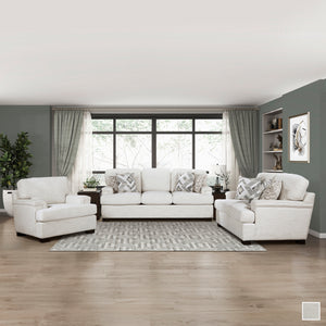 Osiria 3-Piece Chenille Living Room Sofa Set