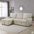 Liatris 2-Piece Sectional Sofa with Pull-out Bed and Left Chaise
