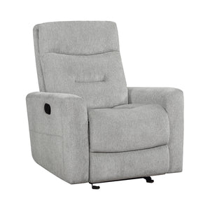 Mandevilla Chenille Manual Glider Reclining Chair