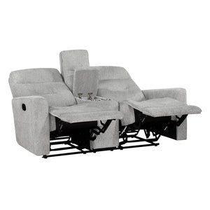 Mandevilla 2-Piece Chenille Manual Reclining Sofa Set