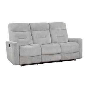 Mandevilla 3-Piece Chenille Manual Reclining Sofa Set