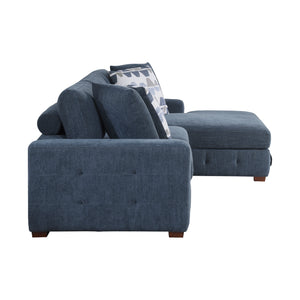 Gillam 3-Piece Sectional Sofa Sleeper with Right Chaise and Ottoman