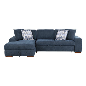 Gillam 3-Piece Sectional Sofa Sleeper with Left Chaise and Ottoman