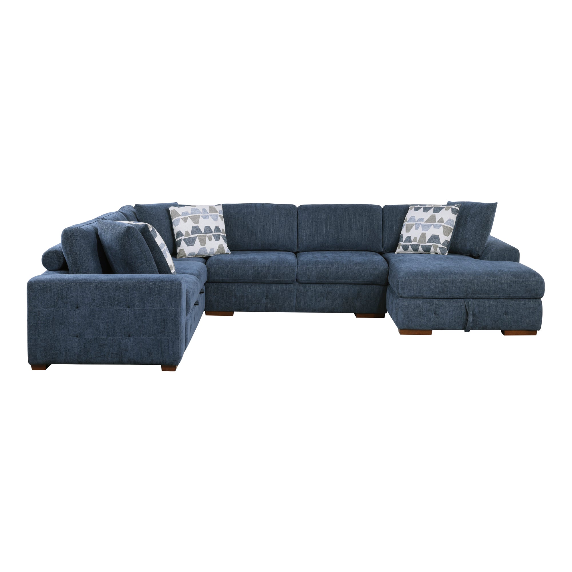 Gillam 4-Piece Sectional Sofa Sleeper with Right Chaise