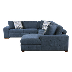 Gillam 4-Piece Sectional Sofa Sleeper with Right Chaise