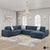 Gillam 4-Piece Sectional Sofa Sleeper with Right Chaise