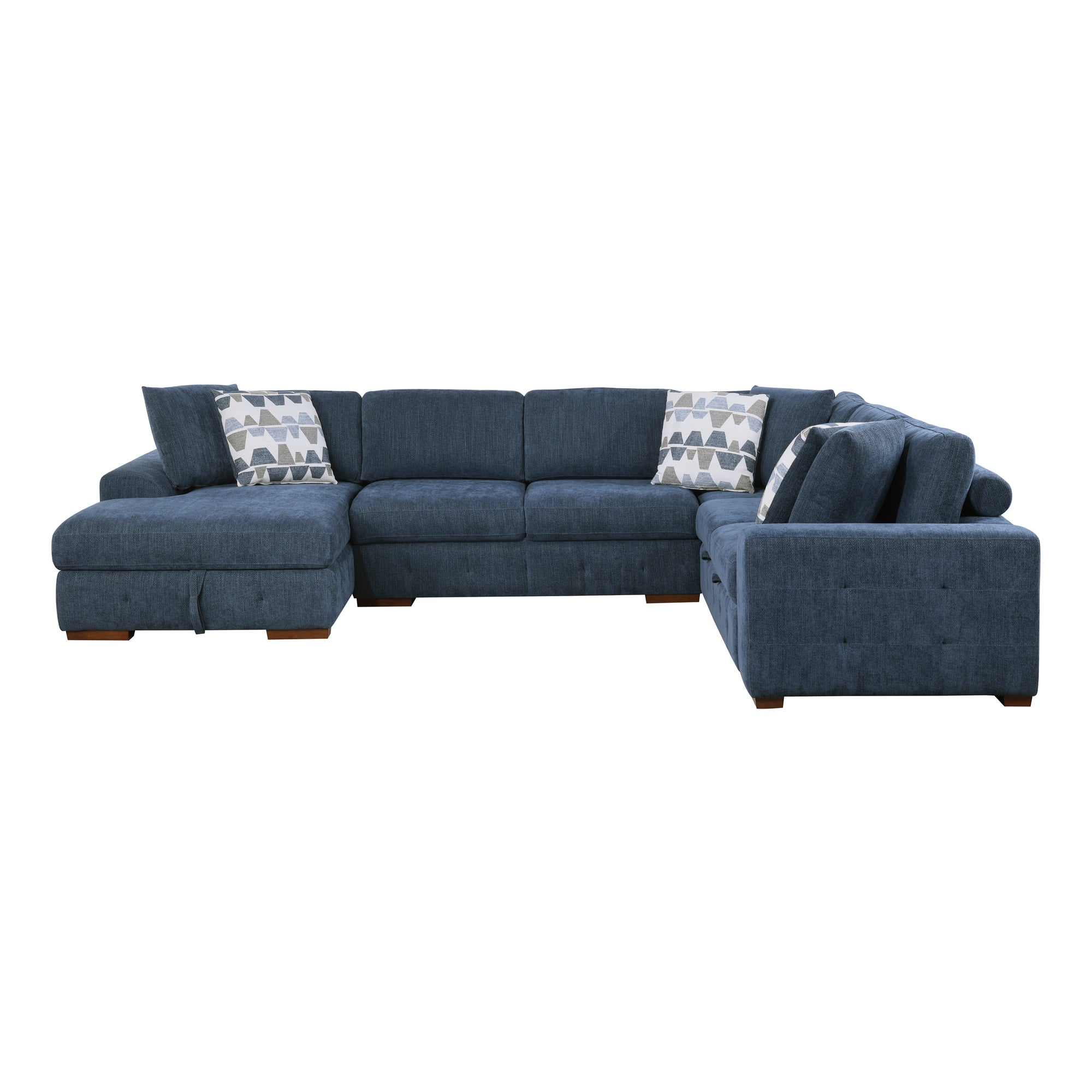 Gillam 4-Piece Sectional Sofa Sleeper with Left Chaise