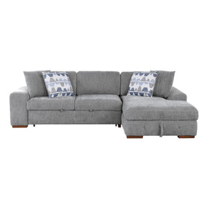 Gillam 2-Piece Sectional Sofa Sleeper with Right Chaise