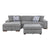 Gillam 3-Piece Sectional Sofa Sleeper with Left Chaise and Ottoman