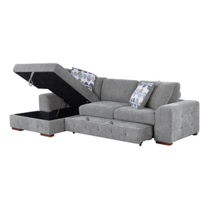 Gillam 3-Piece Sectional Sofa Sleeper with Left Chaise and Ottoman